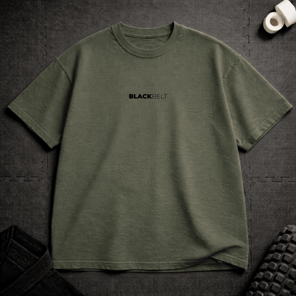 Black - Belt T-Shirt - Tenaz